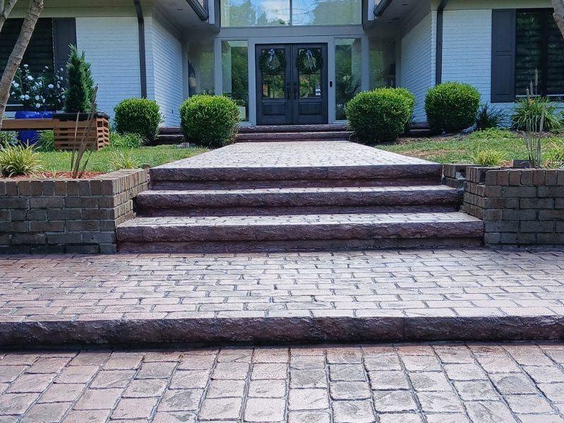 Stamped Concrete Installation