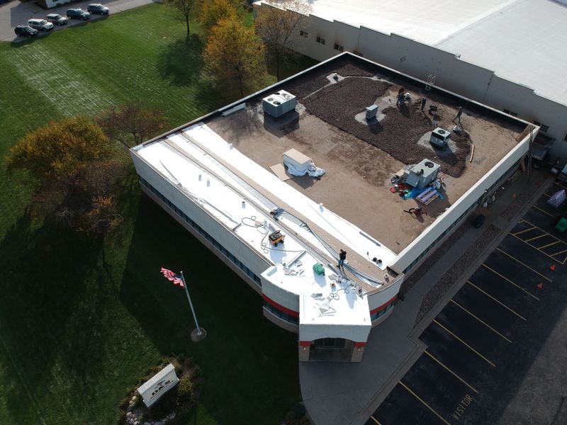 Low Slope Commercial Roof Replacements