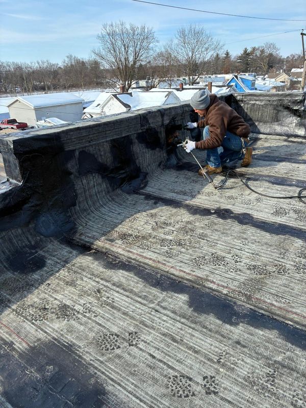 Low slope roofing services
