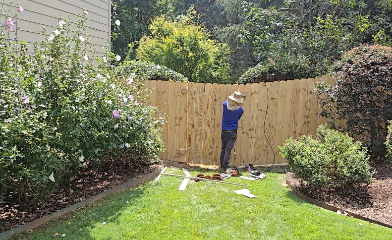 Crafting Privacy and Elegance: Premier Fence's Latest Transformative Project in Holly Springs, NC