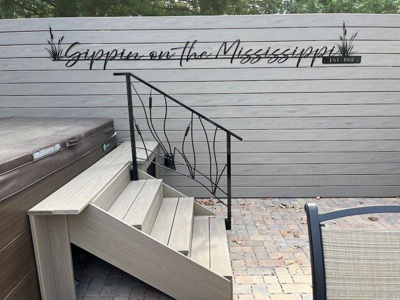 Custom Welded Railing Enhances Deck in Crosby MN