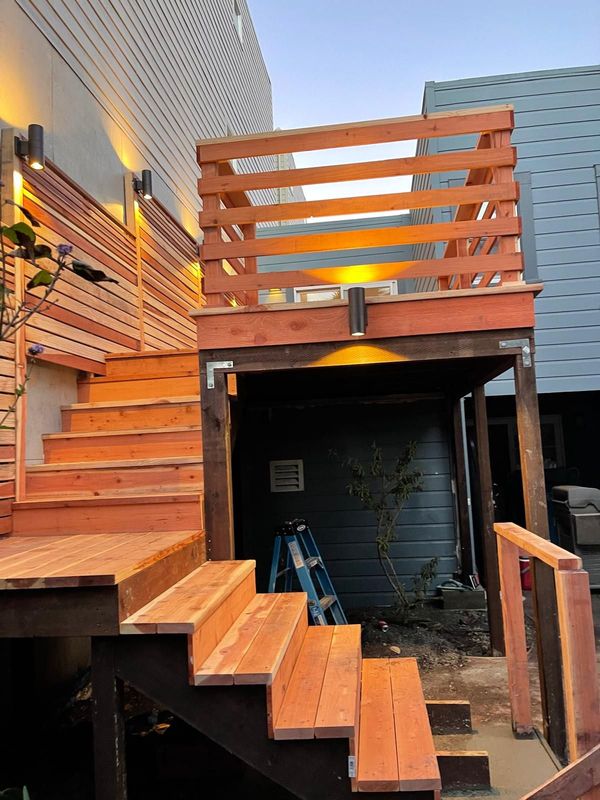 Transforming Outdoor Spaces: Stunning Deck and Staircase Renovation by Walls N Beyond