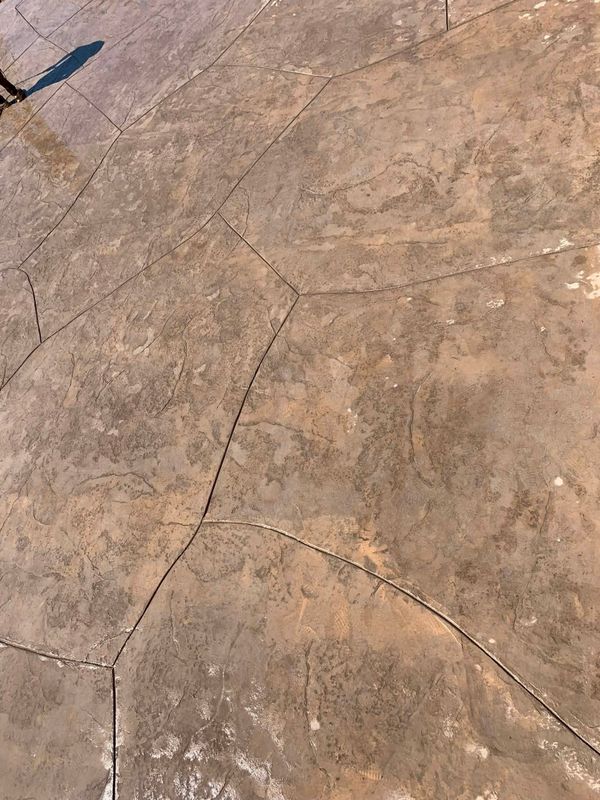 Stamped Concrete Installation