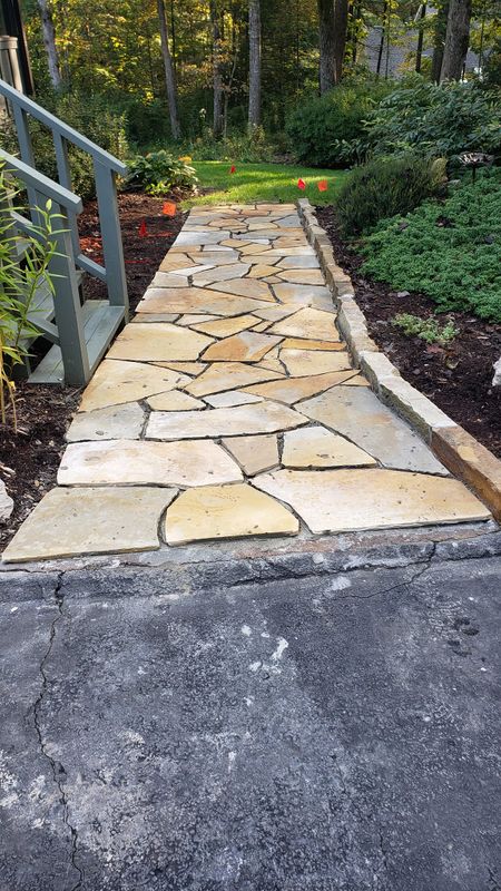 flagstone stone work