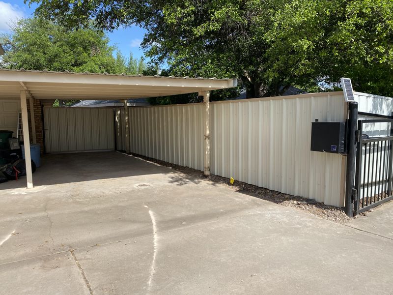 Sheet Metal Fencing