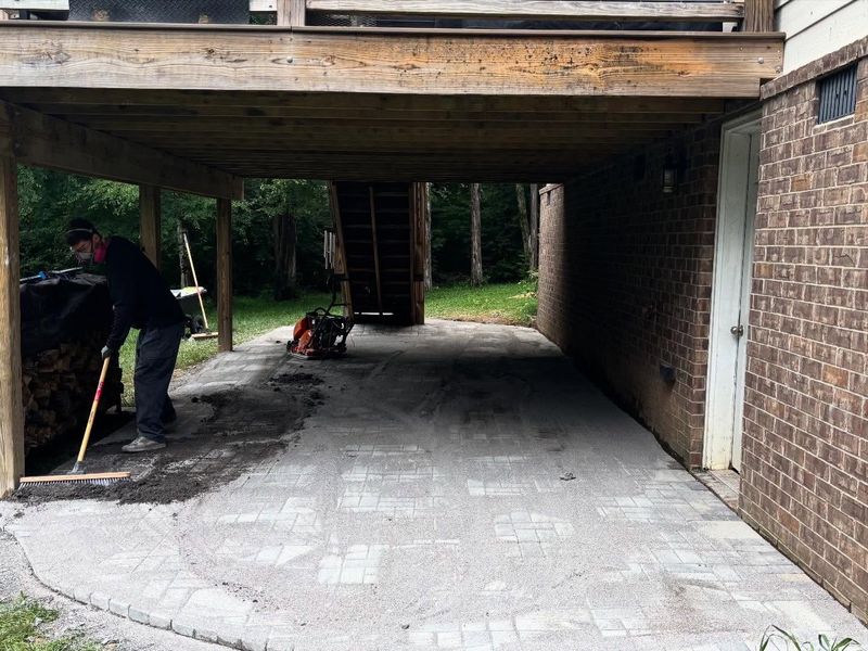 Patio work