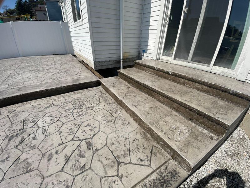 Stamped Concrete Installation