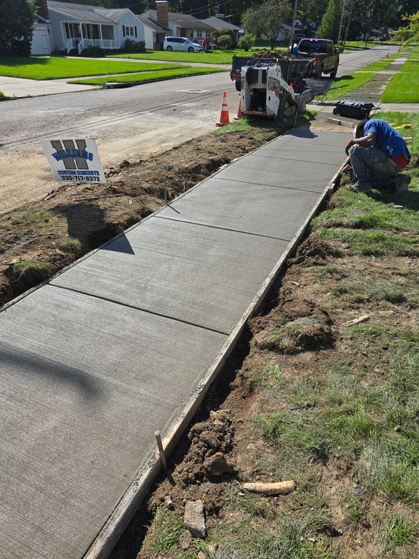 Sidewalk Installation