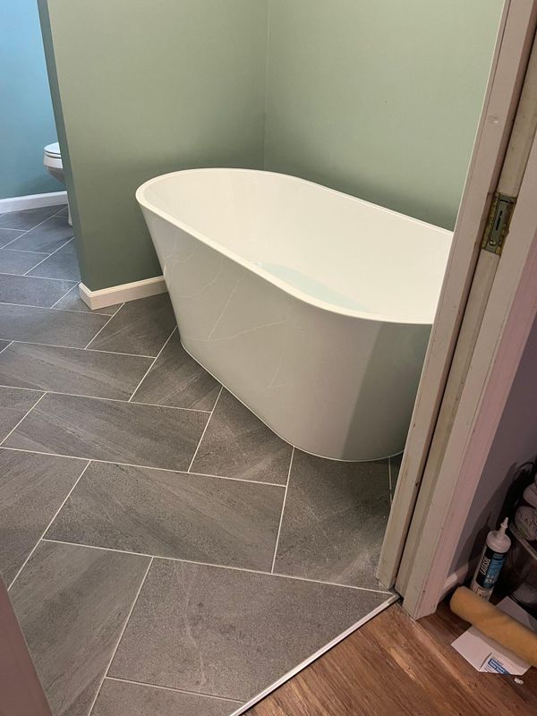 Tile installation