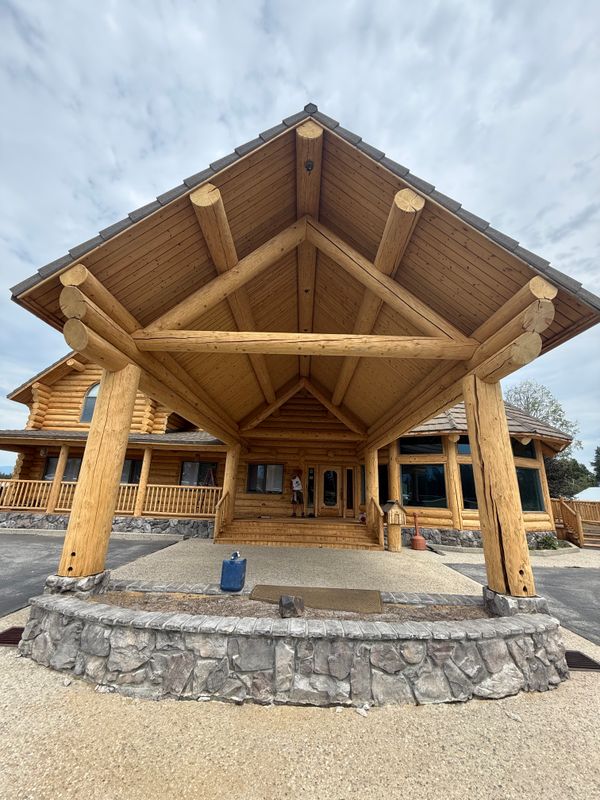Log Home Restoration in Montana