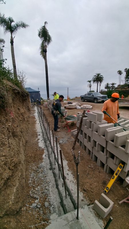 Retaining Wall Construction