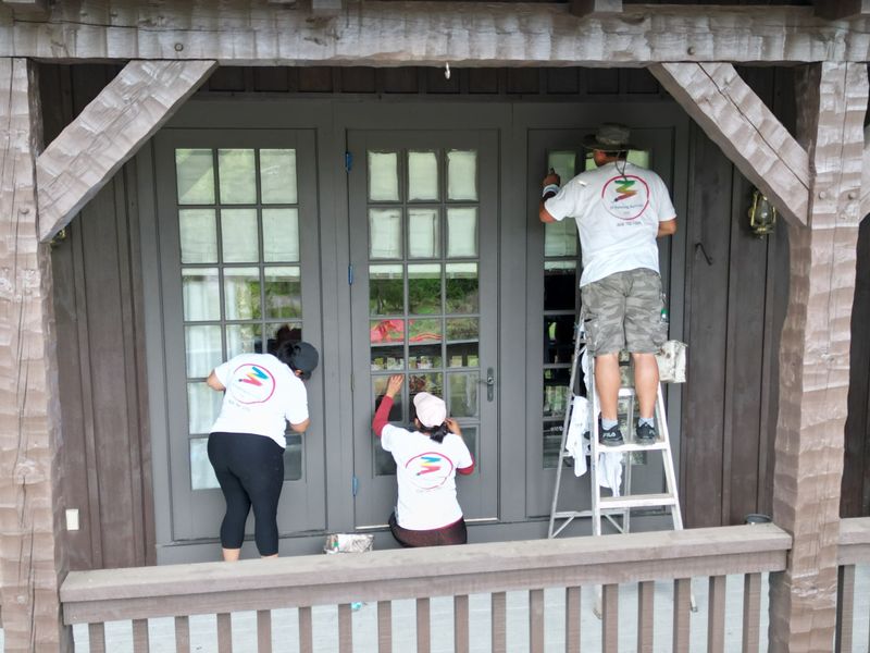 Exterior Deck staining & building