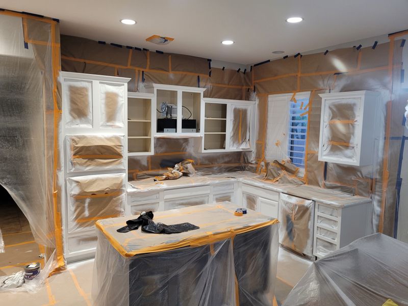Kitchen Cabinet Repainting
