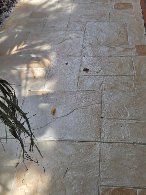 Stamped Concrete Installation