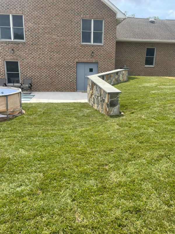 Hydro-seeding and sod installation