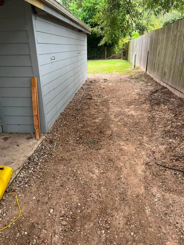 French Drainage Install
