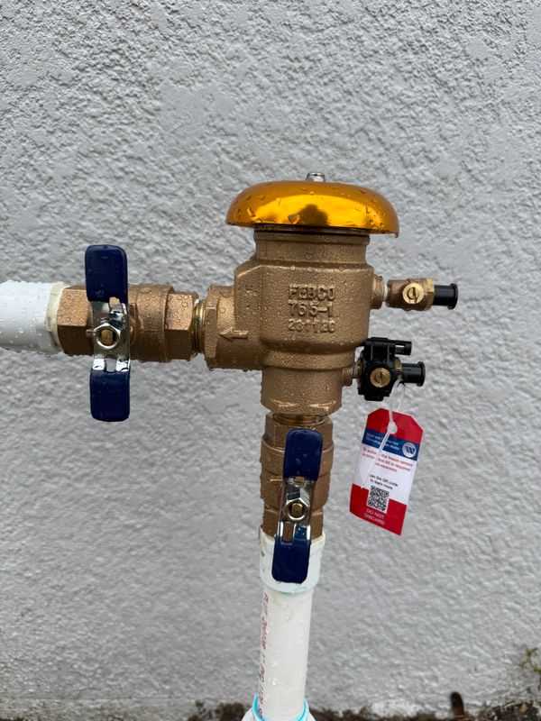 Shut off / PVB / Check Valve