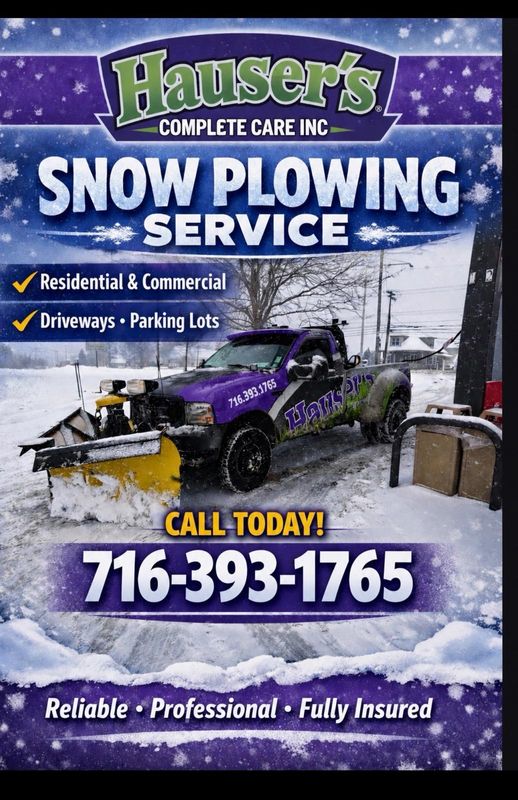 Commercial & Residential Snowplowing