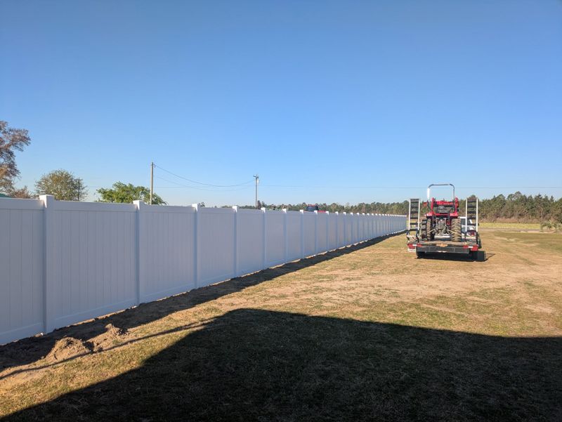 Vinyl Fence