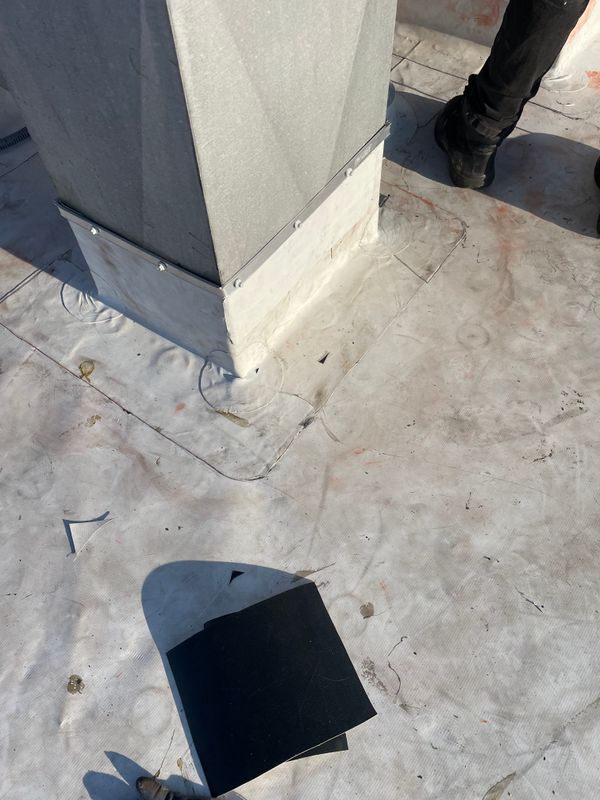Commercial roofing TPO roofing installation