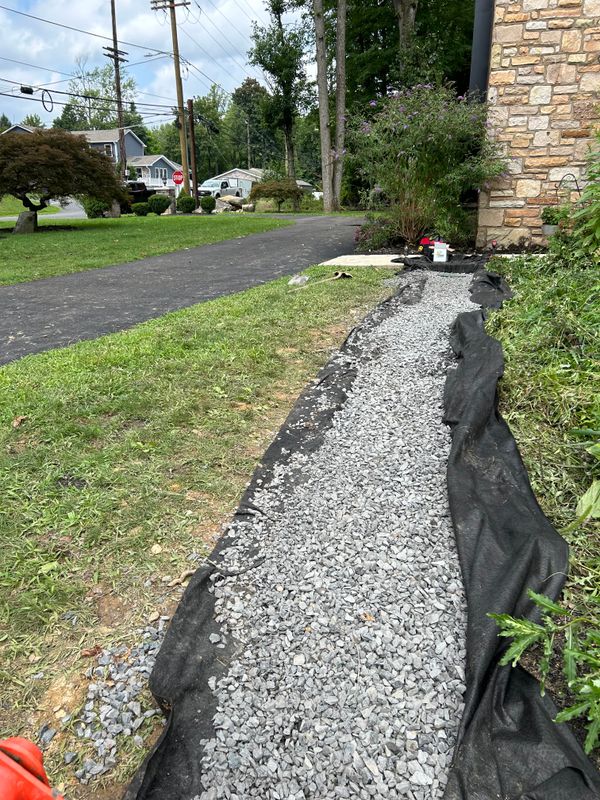 Outdoor French Drains
