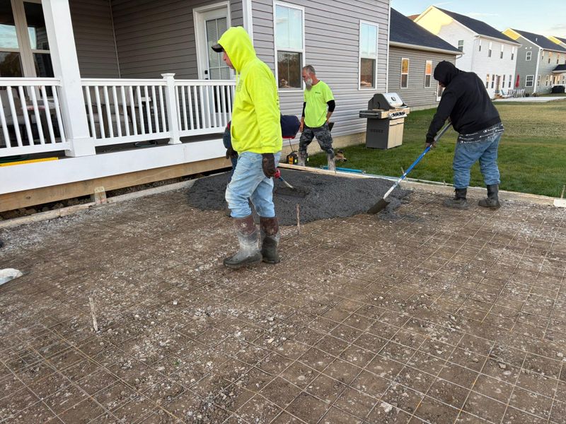 Stamped Concrete Installation