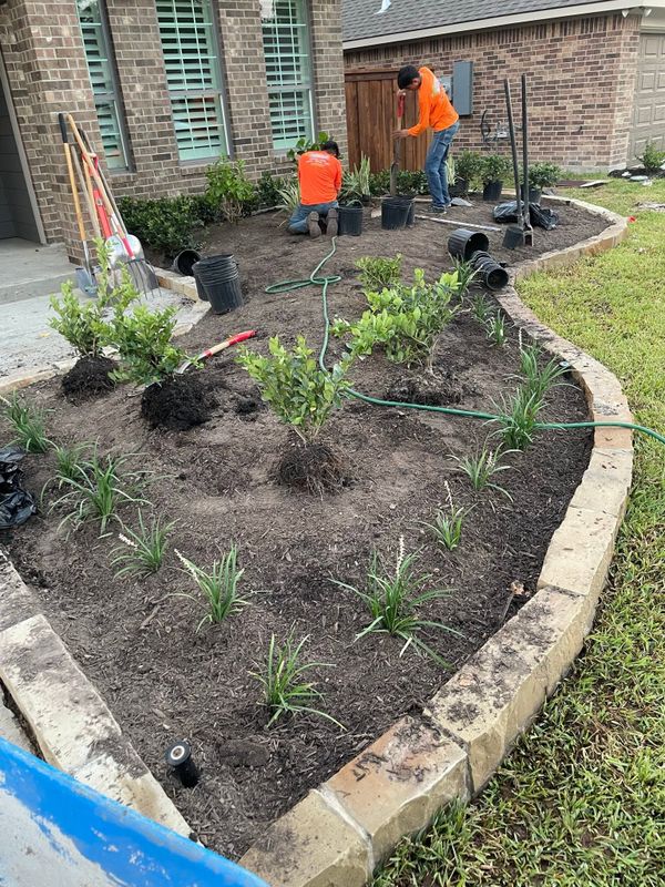 Flower Bed Installation