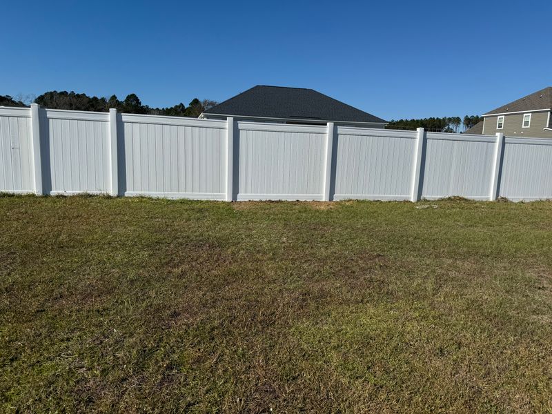 White Vinyl Fences