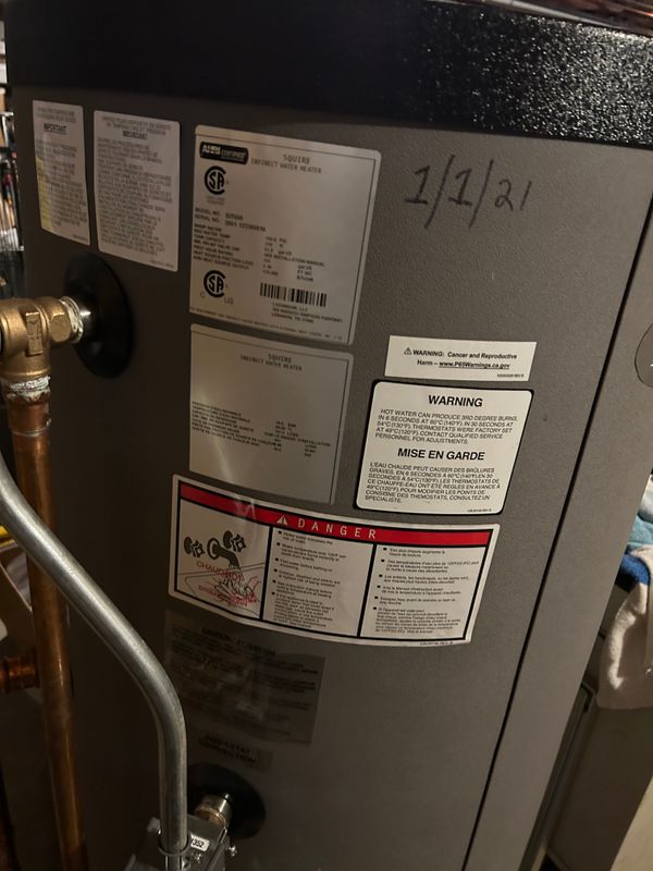 Forced Hot Water Heating With Seasonal Domestic Hot Water Option