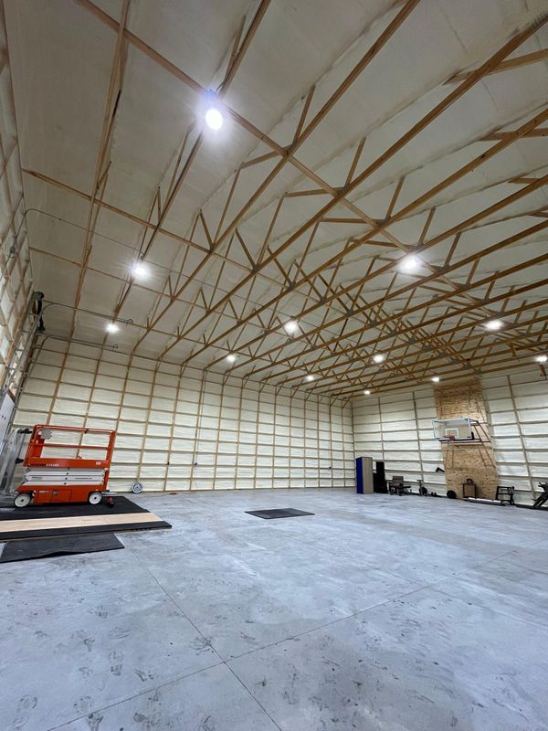 New Home Construction Spray Foam Insulation