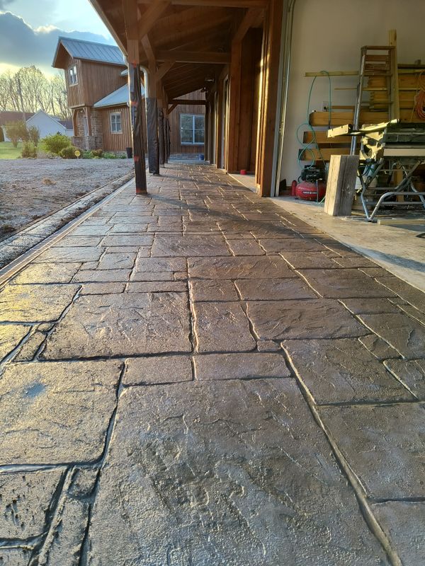 Stamped Concrete Installation gallery