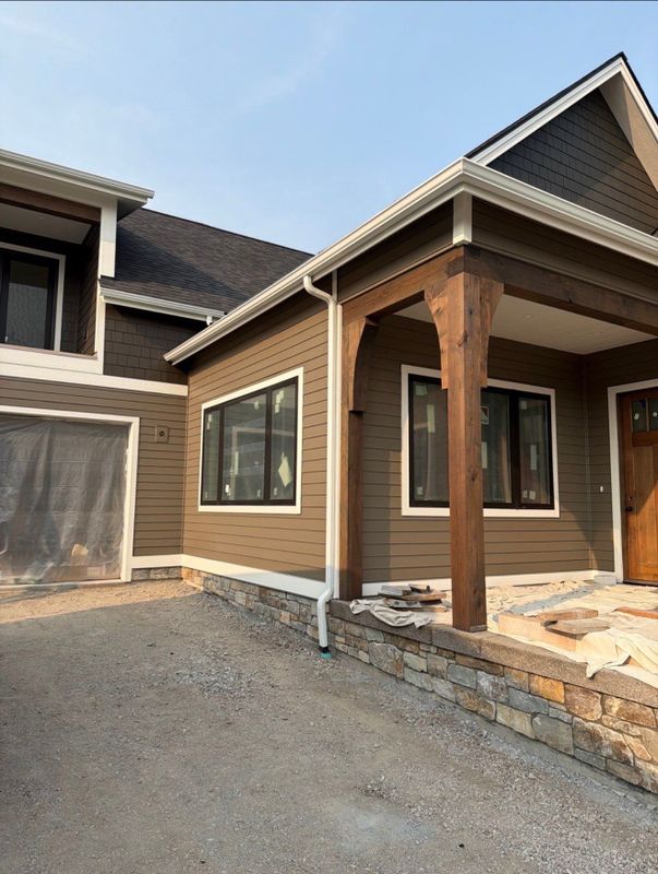 Seamless Gutter Installation Elevates Home Protection in Bigfork, MT