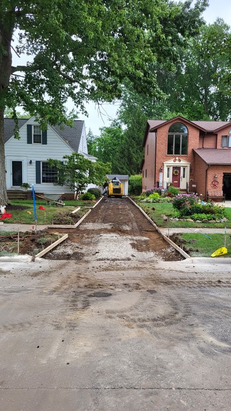 Driveway tear out and replacement