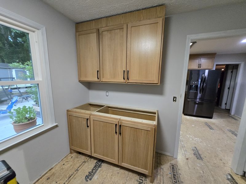 Custom White Oak Pantry Cabinets - Greer, SC