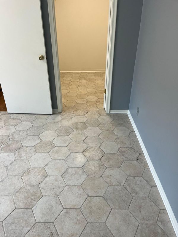 Tile installation