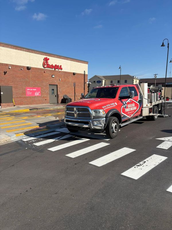 Store front exterior cleaning
