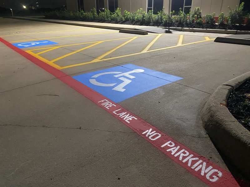 Transforming Stafford Center Drive: Revitalized Parking Lot Maintenance and Re-Striping by Power Pressure Wash
