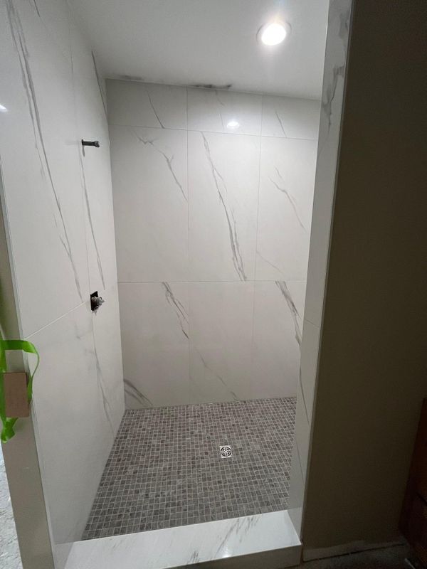 Tile installation