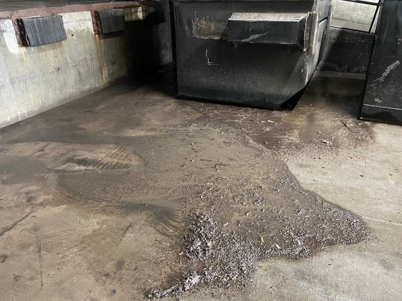 Eco-Safe Dumpster pad Cleaning