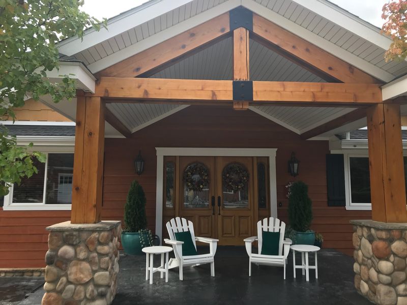 Log Homes Refinishing