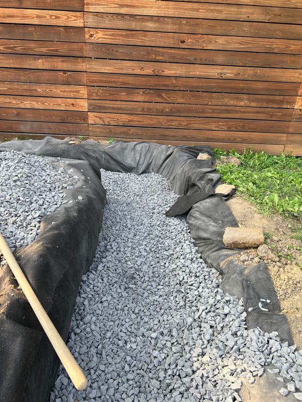 Outdoor French Drains