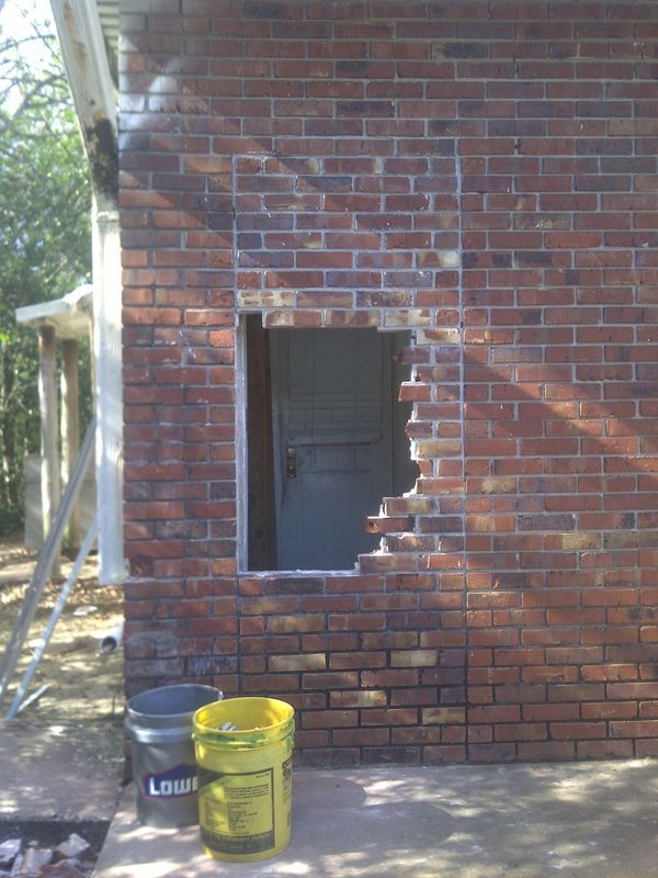 Cracked Brick And Mortar Repair