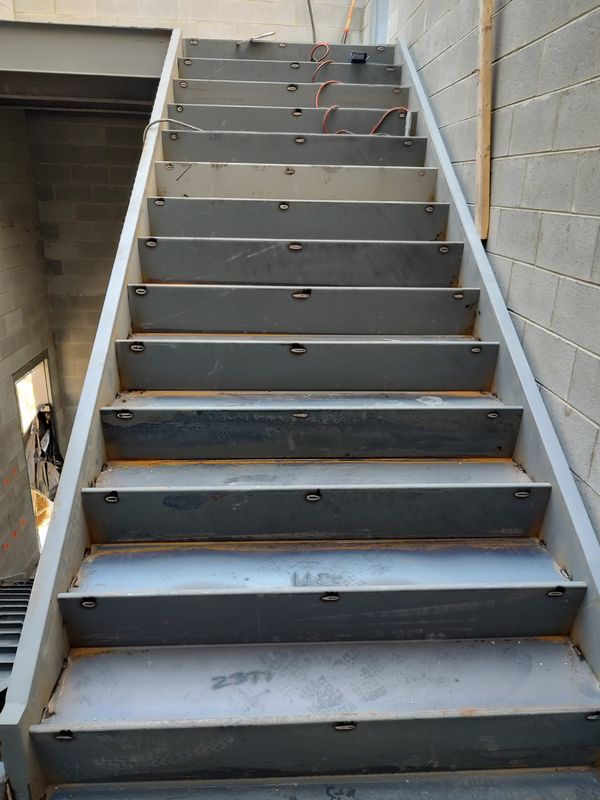 Structural Stair and Rail Erecting