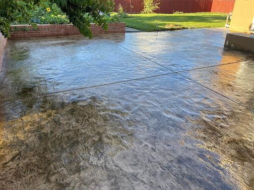 Back Patio/Stamped Color