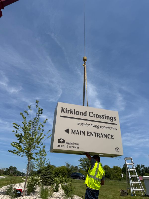 Custom Sign Installation