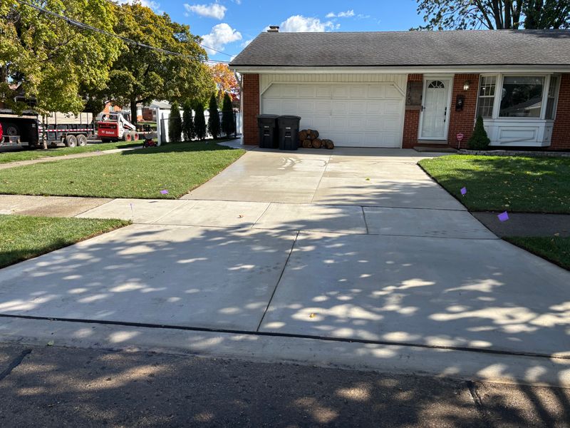 Concrete Driveway and Patio Upgrade