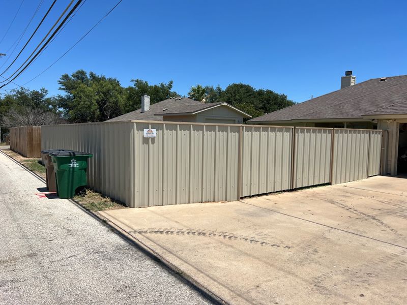 Sheet Metal Fencing