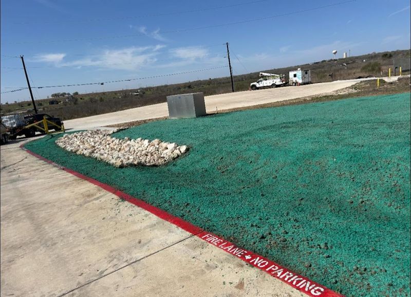 Pipeline right-of-way Hydro Mulching