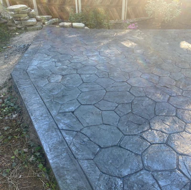 Stamped Concrete Installation