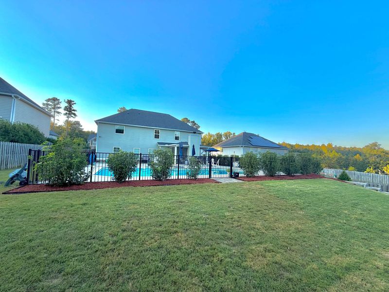 Backyard Elegance: A Stunning Poolside Transformation in Martinez, GA
